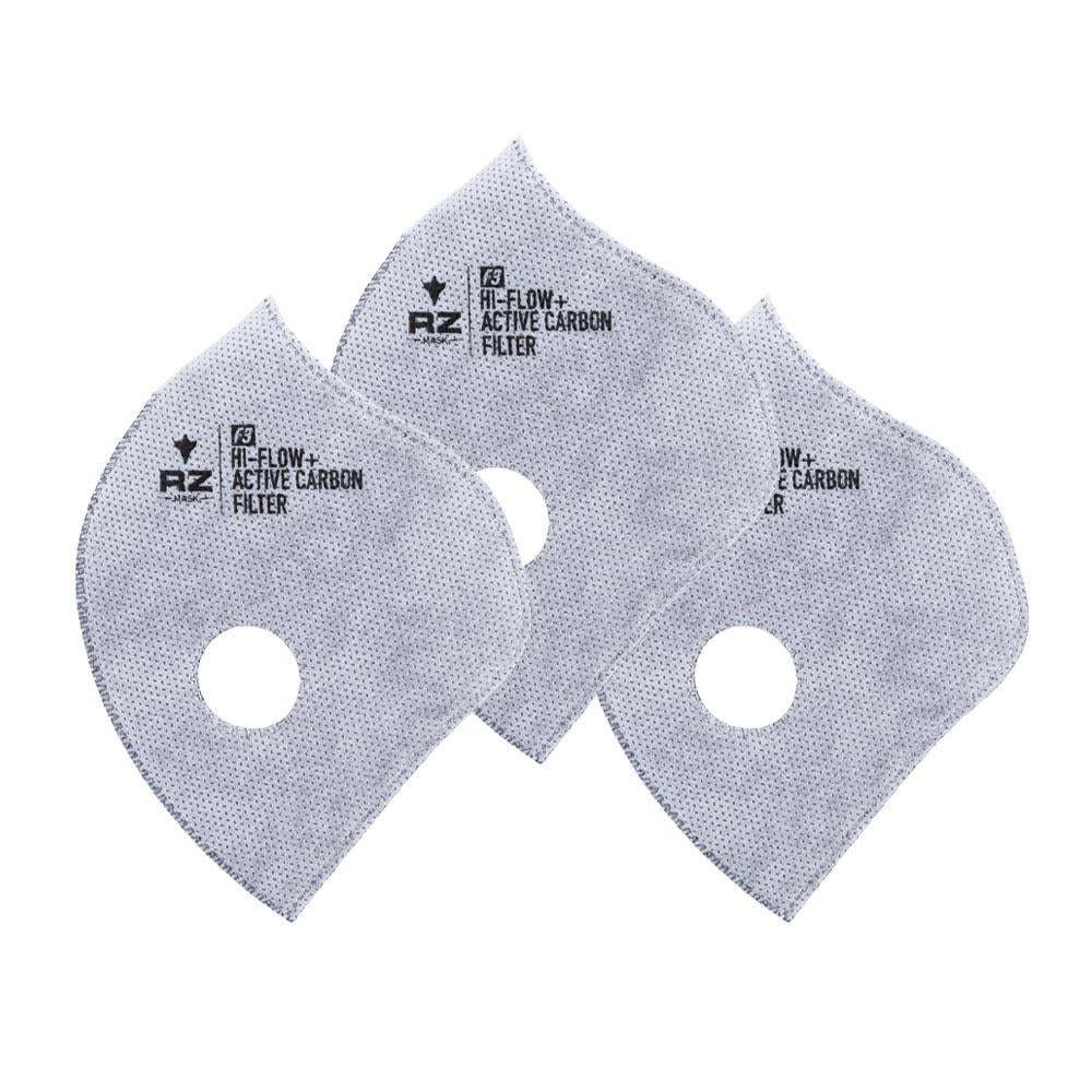 RZ Mask RZMask RZM3-F3 High-Flow Filter With Active Carbon 3-Pack