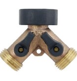 Green Thumb Brass 2-Way Connector