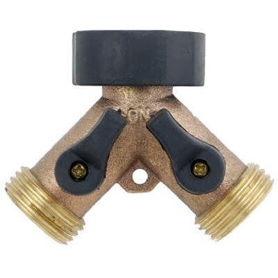 Green Thumb Brass 2-Way Connector