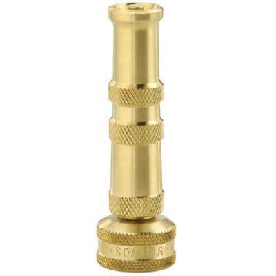 Green Thumb 4-Inch Brass Twist Hose Nozzle