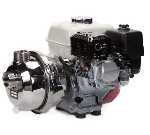 Pacer Pumps Pacer IPW2WL E5HCP  Dual Thread 1.5" FNPT 2" MNPT Stainless Potable Water Pump w/Honda GX160 NSF-61 Certified
