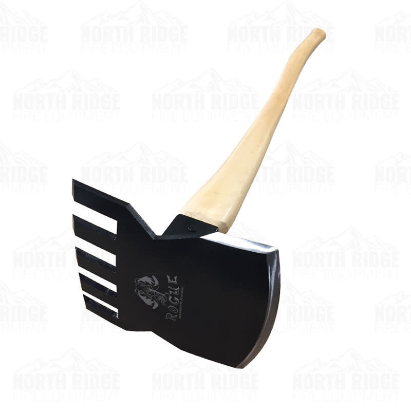 Prohoe Manufacturing, LLC Prohoe 7" Rake/Hoe Fire Tool with 40" Hickory Handle