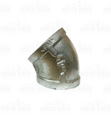 Legend Valve & Fitting 4" Galvanized 45-Degree Elbow