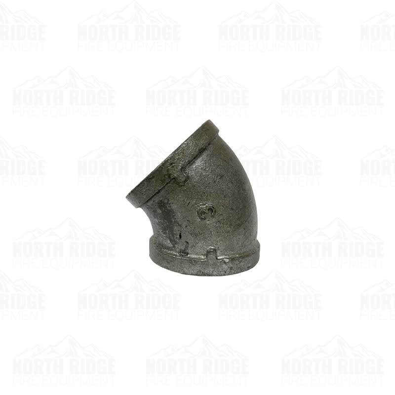Legend Valve & Fitting 3" Galvanized 45-Degree Elbow