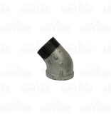 Legend Valve & Fitting 3" Galvanized 45-Degree Street Elbow