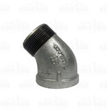 Legend Valve & Fitting 2 1/2" Galvanized 45-Degree Street Elbow