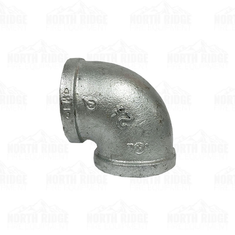Legend Valve & Fitting 2.5" Galvanized 90-Degree Elbow