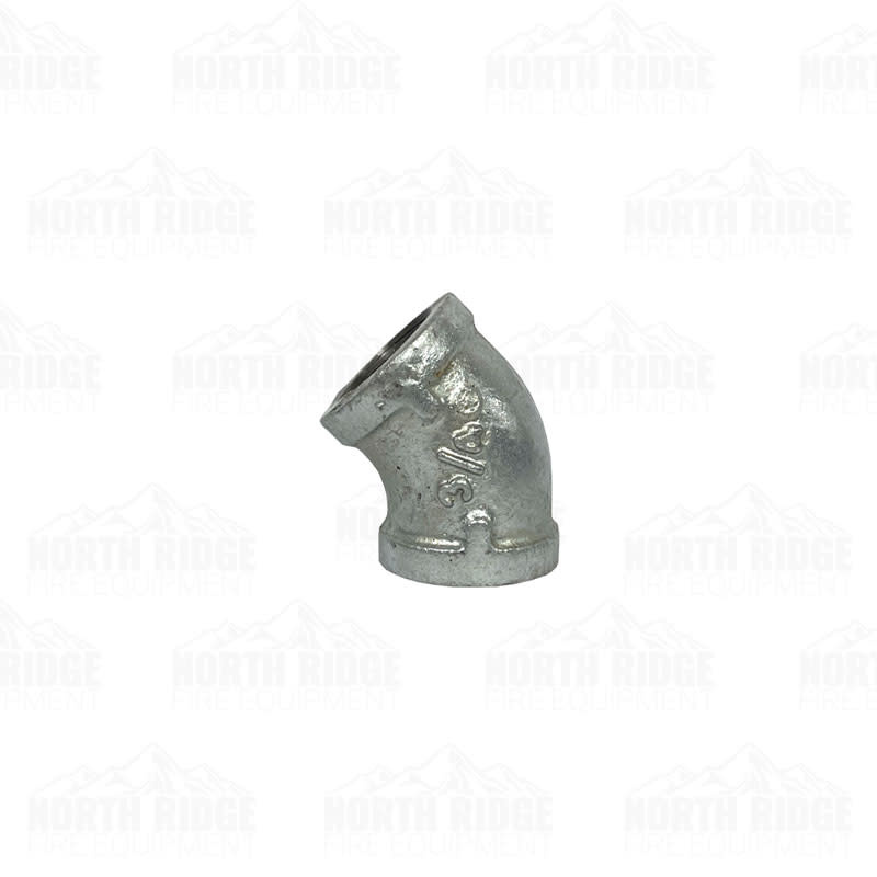 Legend Valve & Fitting 3/4" Galvanized 45-Degree Elbow
