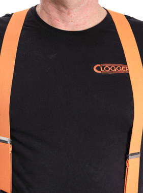 Clogger Clogger B11-B11OC Orange Premium Suspenders