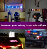 Stop-Lite SL LFB-5X24 LED Flexible Window Banner