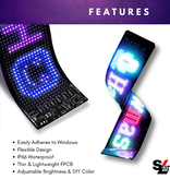 Stop-Lite SL LFB-5X24 LED Flexible Window Banner