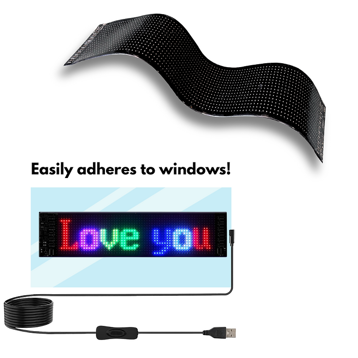 Stop-Lite SL LFB-5X24 LED Flexible Window Banner