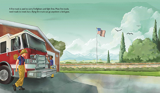 Farcountry Press FCP 9781737238638 Fire Truck That Could Fly Book