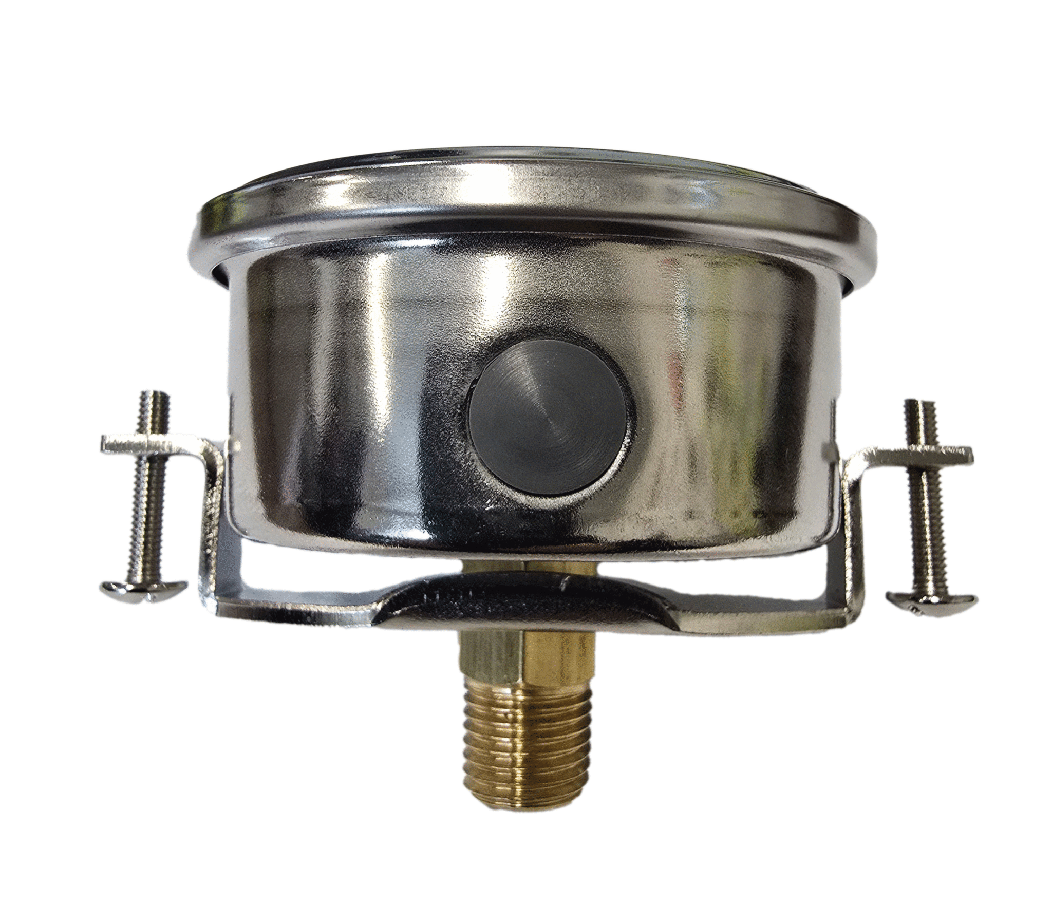 Seasons Gauge Co. NRFE XB52180 2.5" 0-600 PSI 1/4" Back Entry Flush Mount Gauge