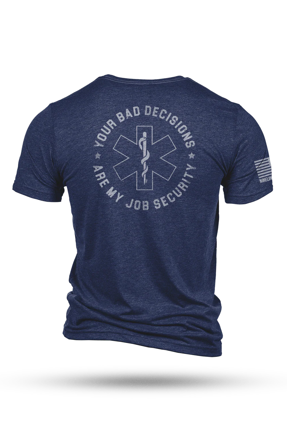 Nine Line Nine Line Job Security Mens T-Shirt