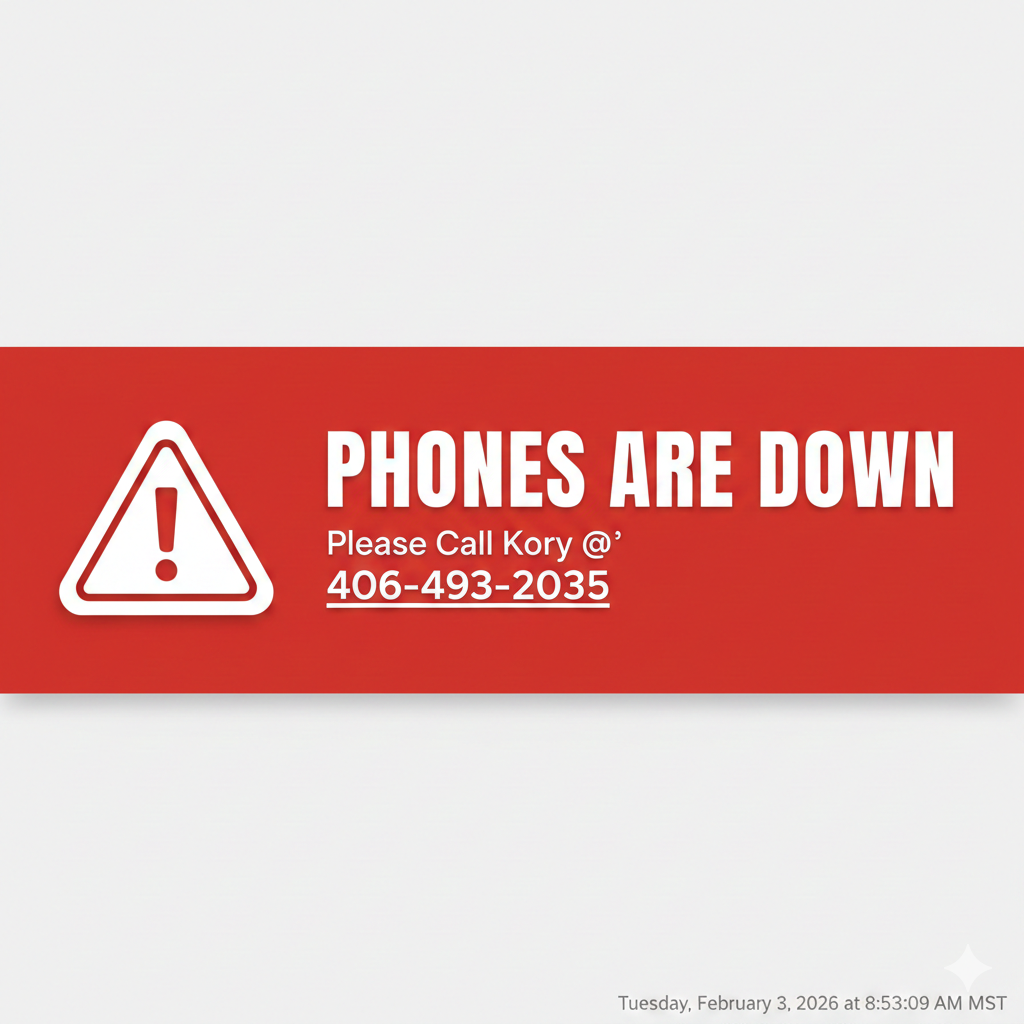 PHONES ARE DOWN