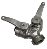 S&H Fire Products S&H WV-1NH-1NH 1"NH X 2)1"NH Gated Wye