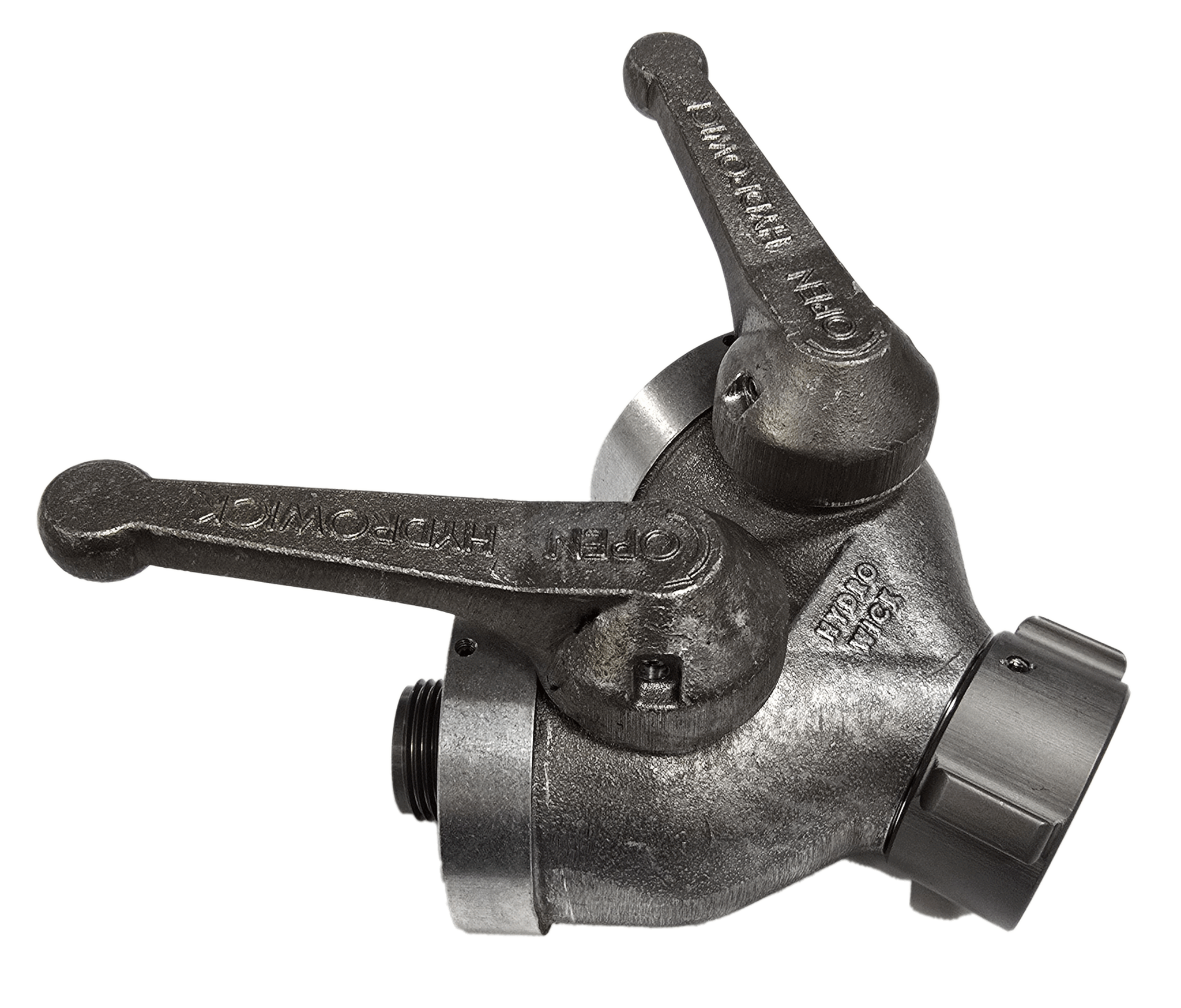 Mercedes Textiles Mercedes 70FL15GYNH10PS 1.5" NH Female x 2)1" NPSH Male Discharge Gated Wye