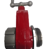 S&H Fire Products S&H S&H HGV-25NH-R 2.5" NH Hydrant Gate Valve Powder Coated RED