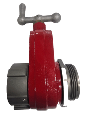 S&H Fire Products S&H S&H HGV-25NH-R 2.5" NH Hydrant Gate Valve Powder Coated RED