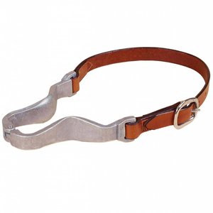 Leather and Metal Cribbing Collar