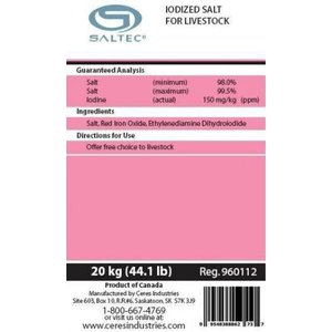 Saltec Red Salt Block (Iodized) 20kg