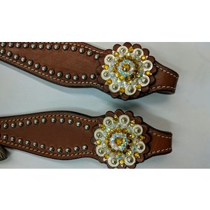 Headstall w/ Spots & Topaz Crystals