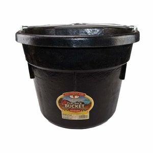 18 Qt Rubber Flatback Bucket