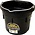 8 Qt Rubber Flatback Bucket