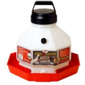 3 Gallon Plastic Poultry Fount