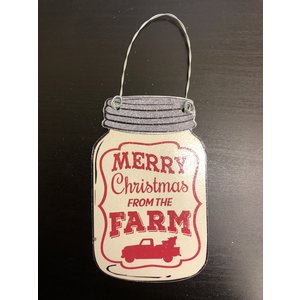 Christmas Mason Jar Ornaments