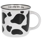 I Udderly Love You Cow Mug