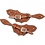 Mens Country Legend Floral Spur Strap, Chesnut