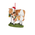 Holiday Cow & Calf Ornament