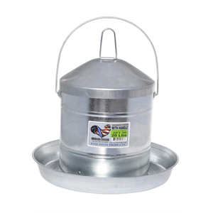 Tuff Stuff Galvanized Feeder w/ Lid - 20lb