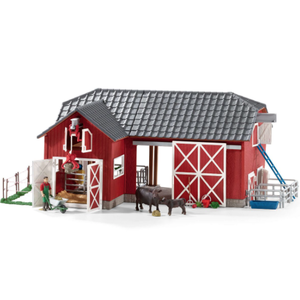 Large Red Barn w/ Animals & Accesories