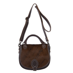 Brindle Cowhide Saddlebag