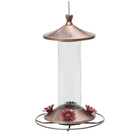 Elegant Glass 12oz Copper Hummingbird Feeder