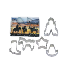 Cowboy Cookie Cutter Set