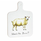 Mini Chopping Board- "Where's the Baaa?"