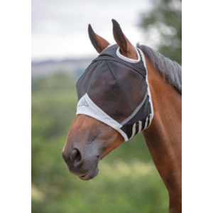 Shires Fly Mask w/ Ear Holes Black-