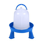 Miller Double-Tuf Blue Poultry Waterer with Legs