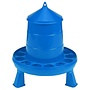 Miller Double-Tuf Blue Poultry Feeder with Legs