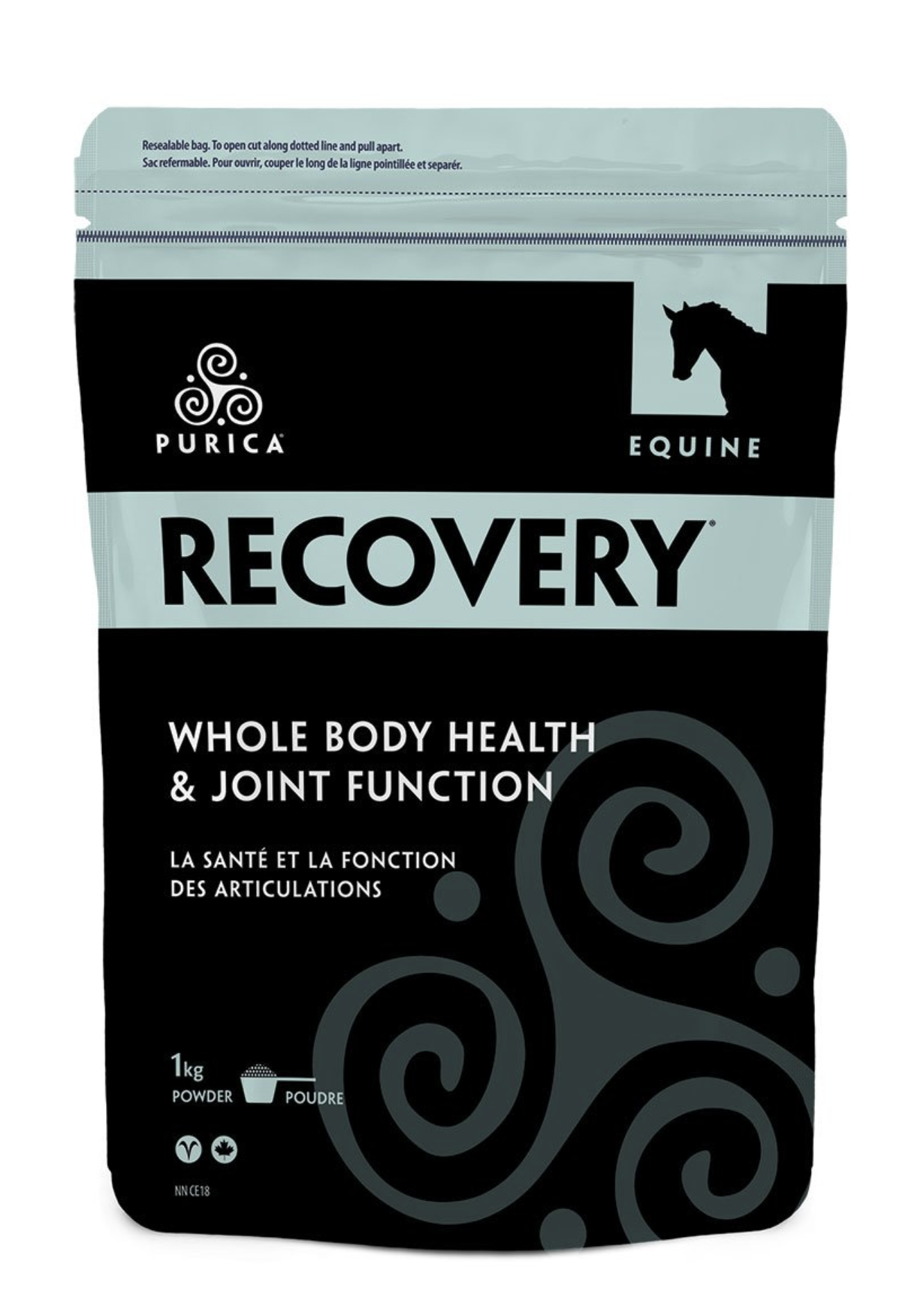 Purica Recovery EQ Pain Relief 1kg - North Forty Feed & Farm Supply