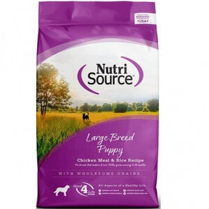 NutriSource LargeB Puppy with Wholesome Grain, 30lb