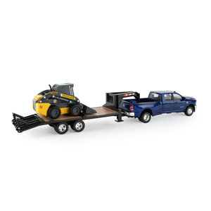 Ram 3500 Pickup With New Holland  Skid Steer