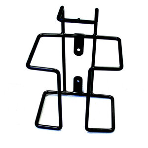 Metal Rubber Coated Salt Block Holder - Red