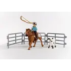 Cowgirl Team Roping Fun