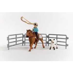 Cowgirl Team Roping Fun