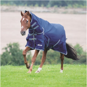 Shires Highlander Plus Combo Turnout 300 g Navy